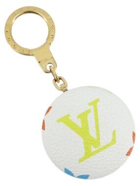 LOUIS VUITTON Monogram Multicolor Astropill Charm White M51911 LV Auth 173421V